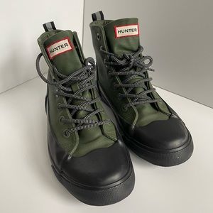 Hunter for Target unisex dipped high top lace up rain boot sneakers